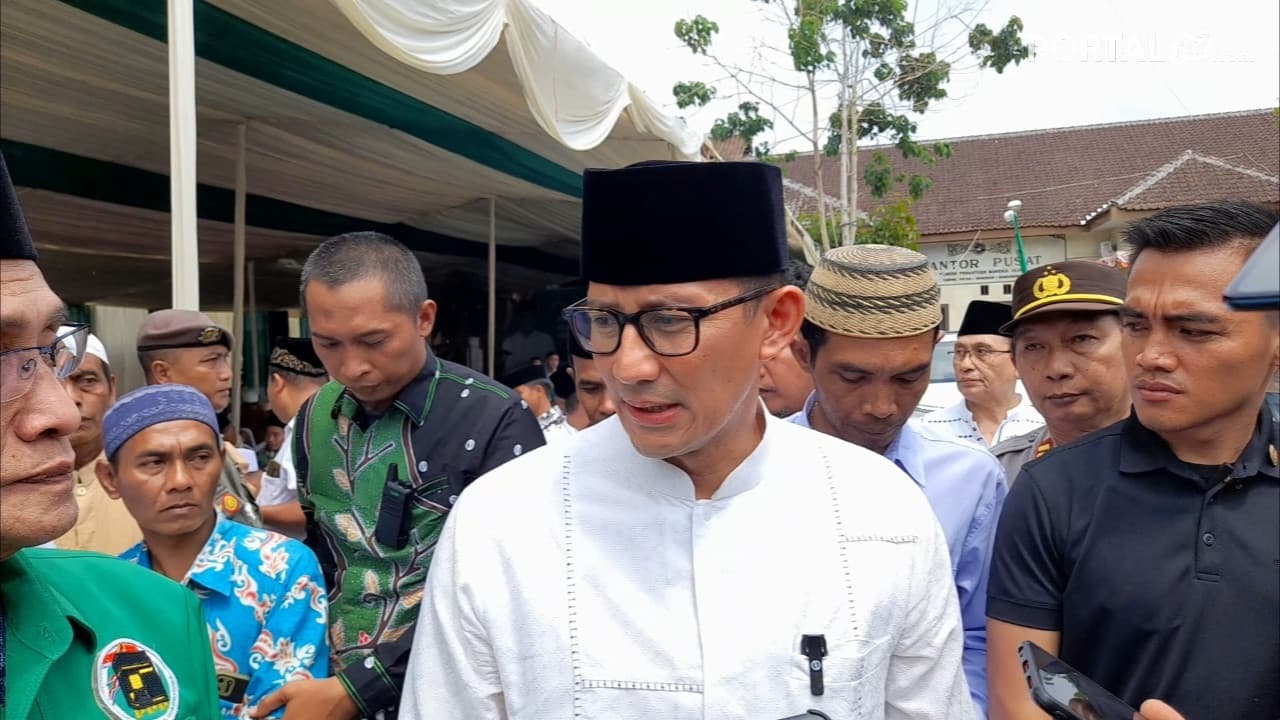 Menteri Sandiaga Uno Beri Motivasi Usaha Kopi