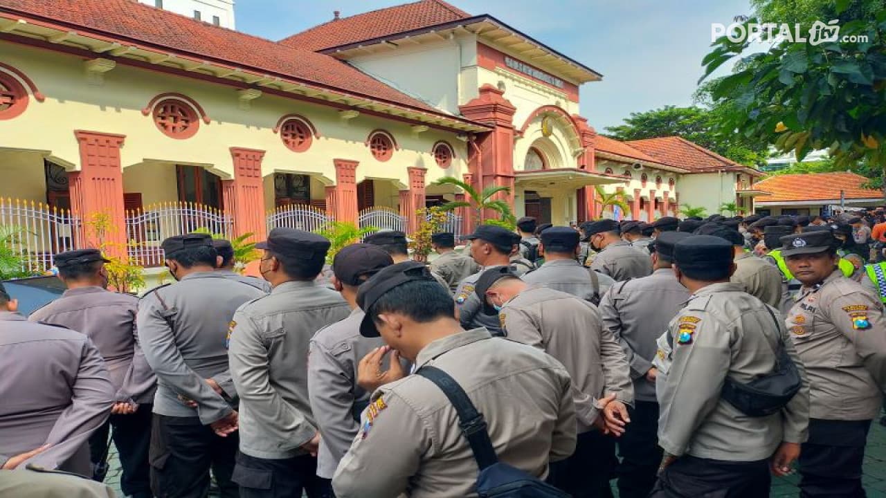 800 Personil Menjaga Sidang Perdana Kanjuruhan