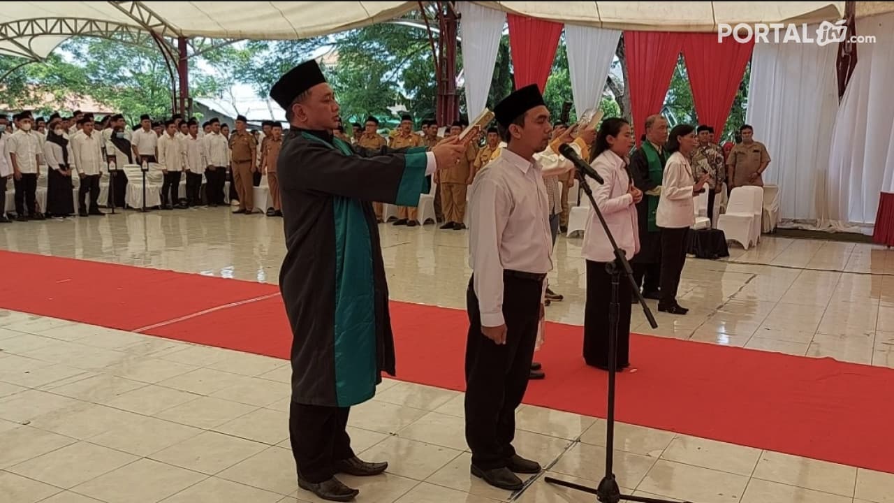 KPU Kabupaten Pasuruan, Lantik 1.095 Anggota PPS