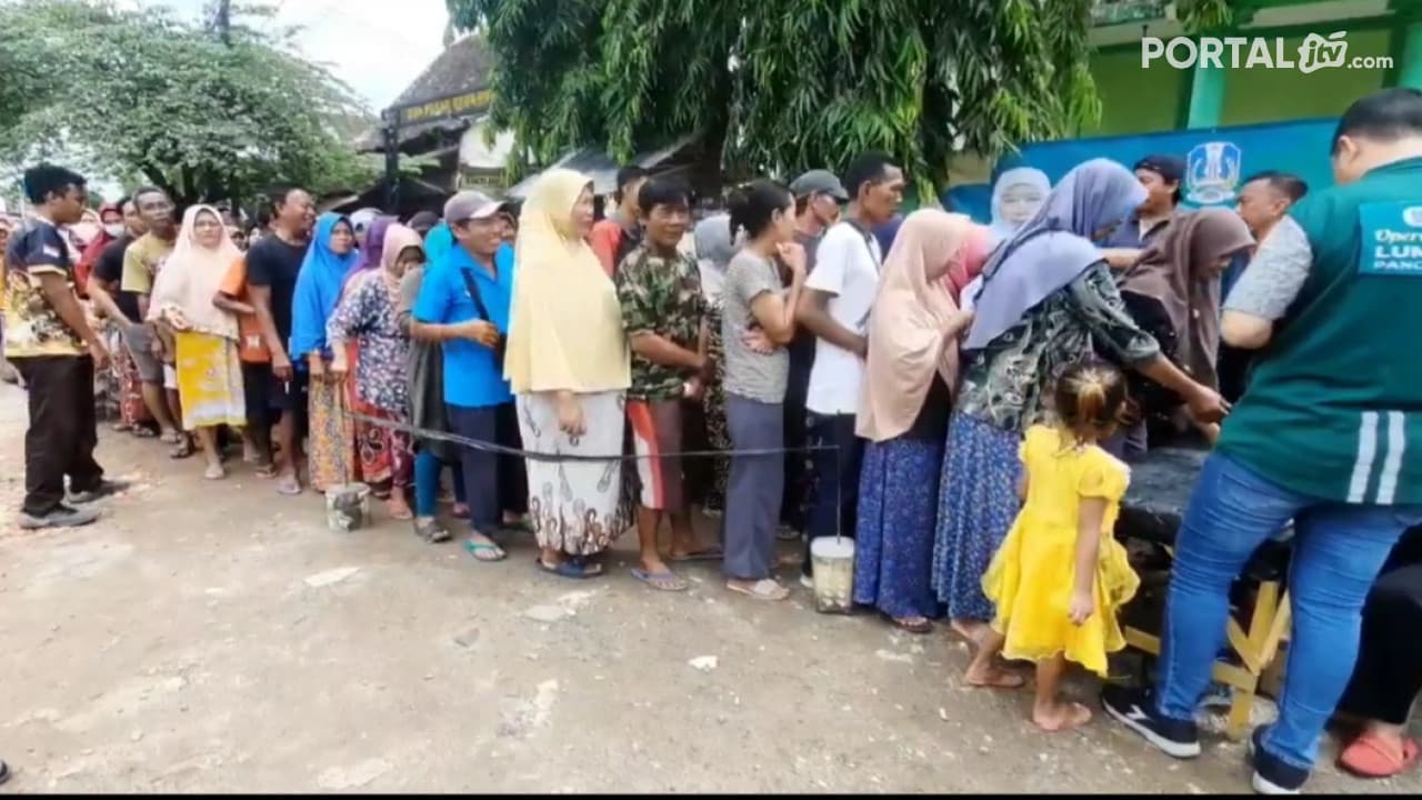 Emak-Emak Kecewa Tak Kebagian Beras Murah