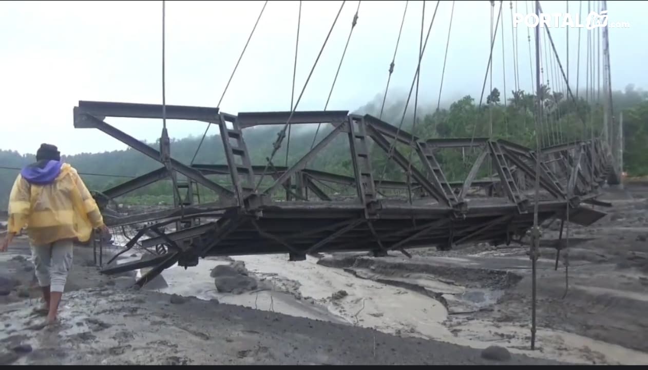 Kisah Jembatan Kali Regoyo, Dinanti Puluhan Tahun, Hancur Diterjang Lahar setelah Baru Beroperasi Dua Tahun