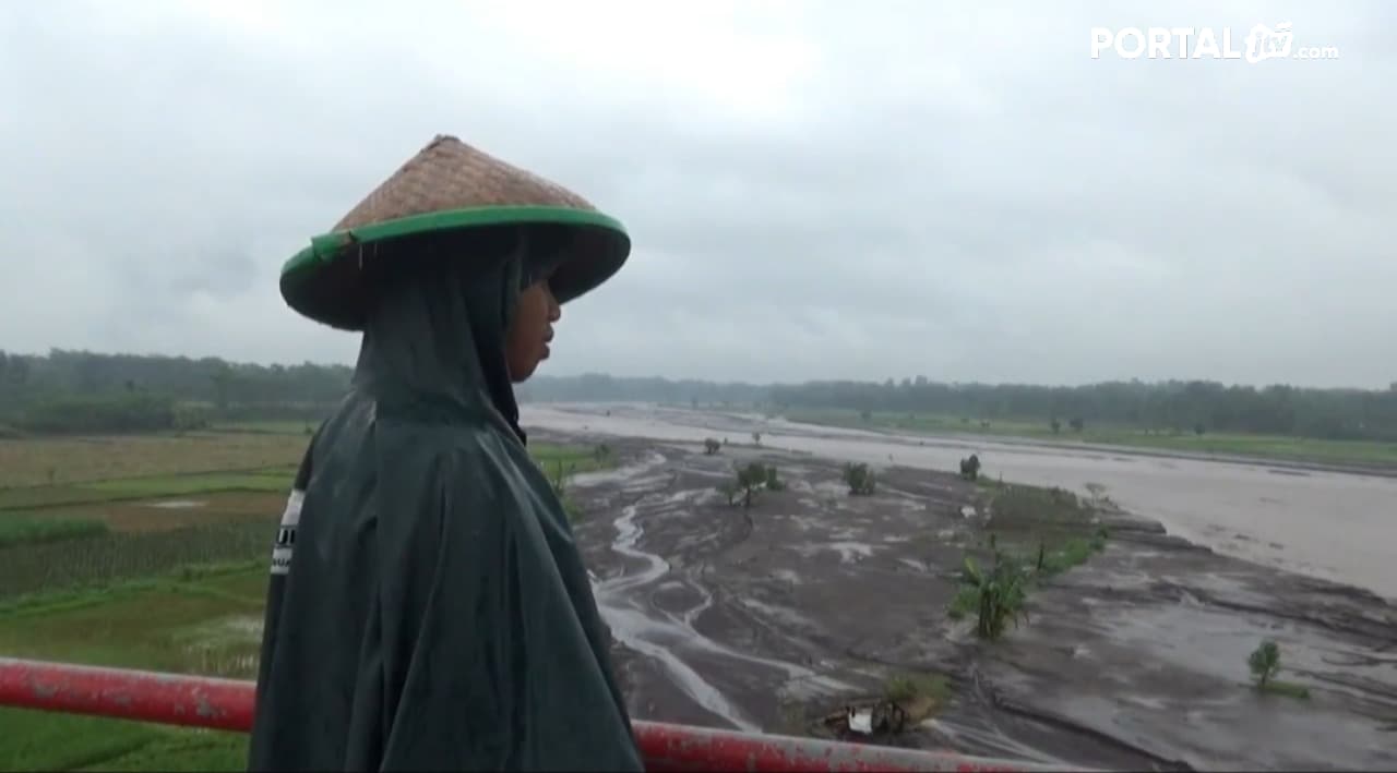 Puluhan Hektar Lahan Pertanian Terendam Material Vulkanik Banjir Lahar Semeru