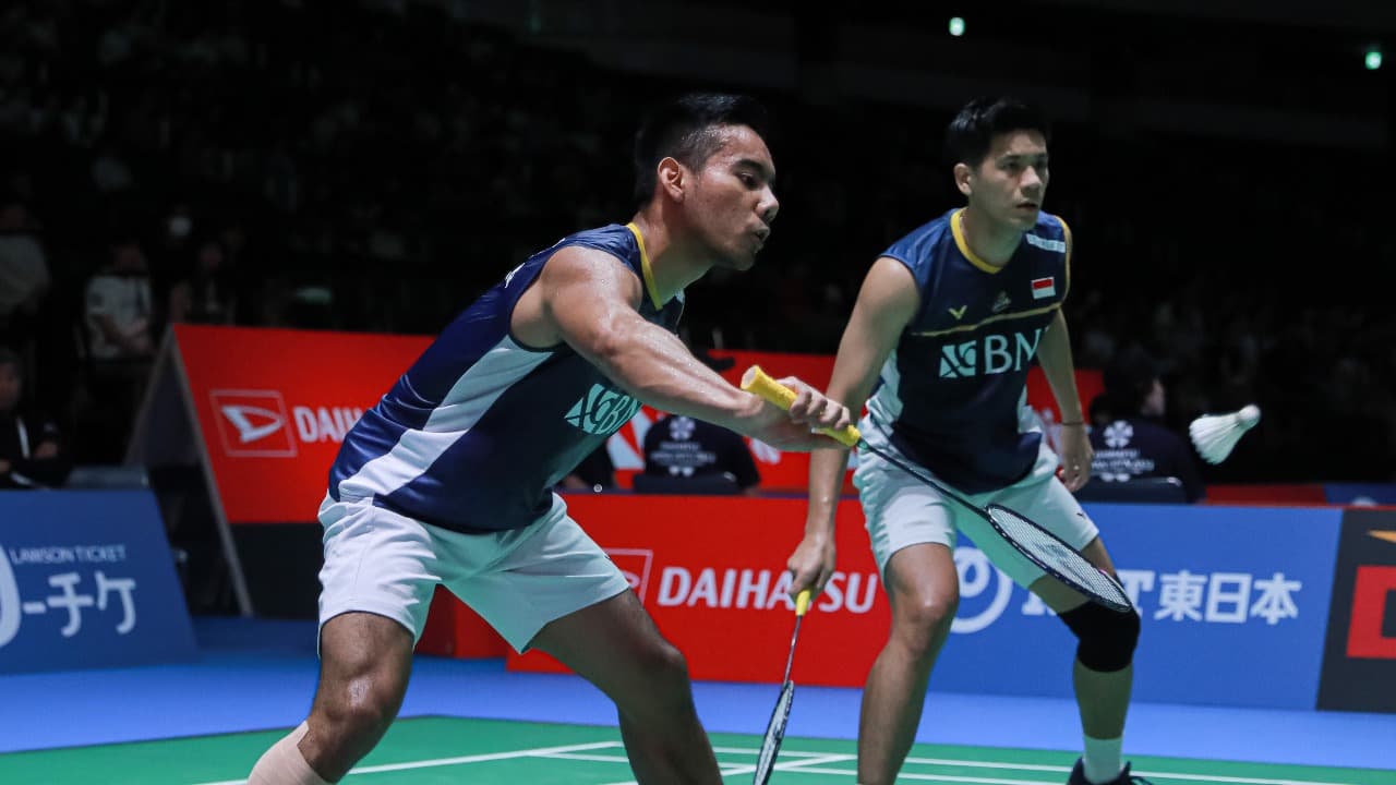 Hasil Japan Open 2023: Pram/Yere Gagal Ulang Kemenangan atas Liang Weikeng/Wang Chang