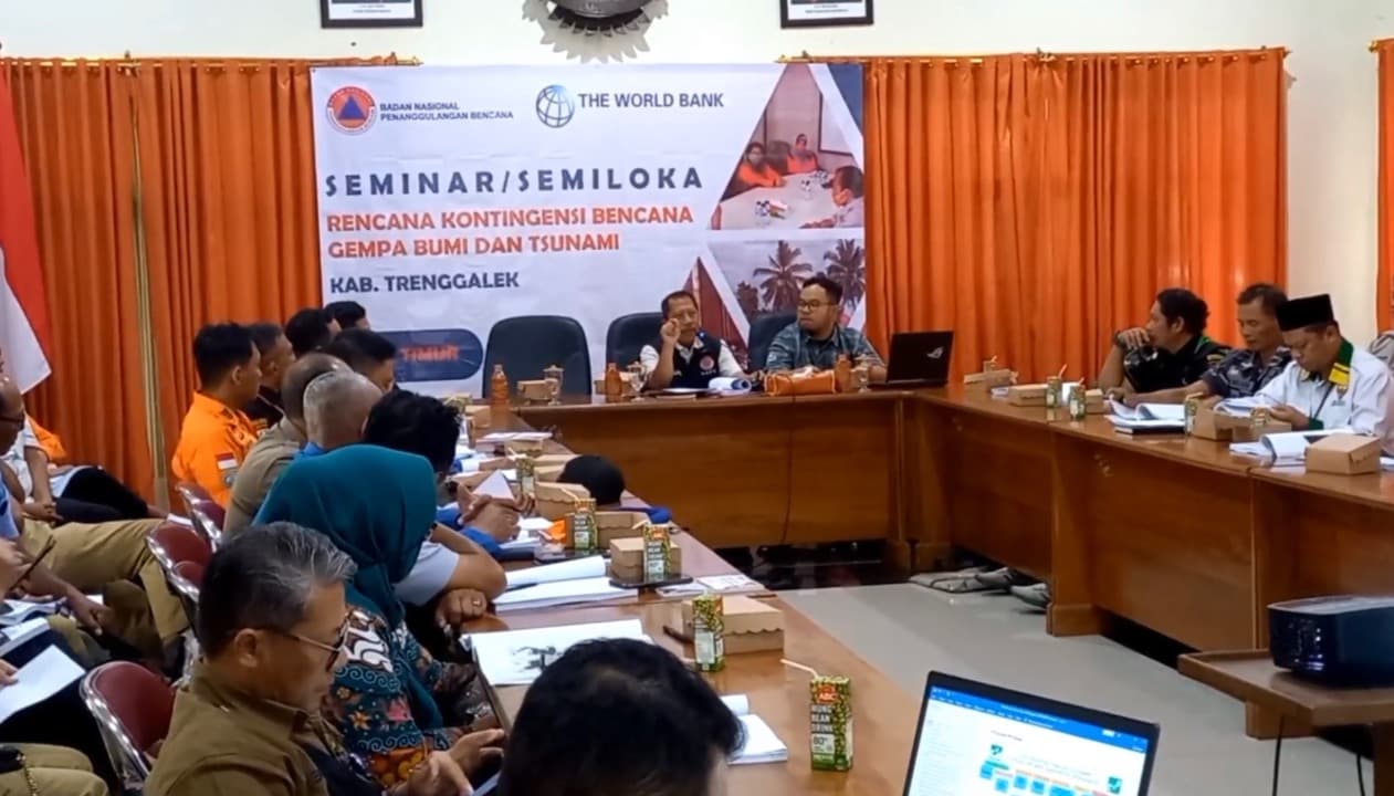 Belasan Desa di Trenggalek Rawan Gempa dan Tsunami, BPBD Susun SOP Penanggulangan Bencana