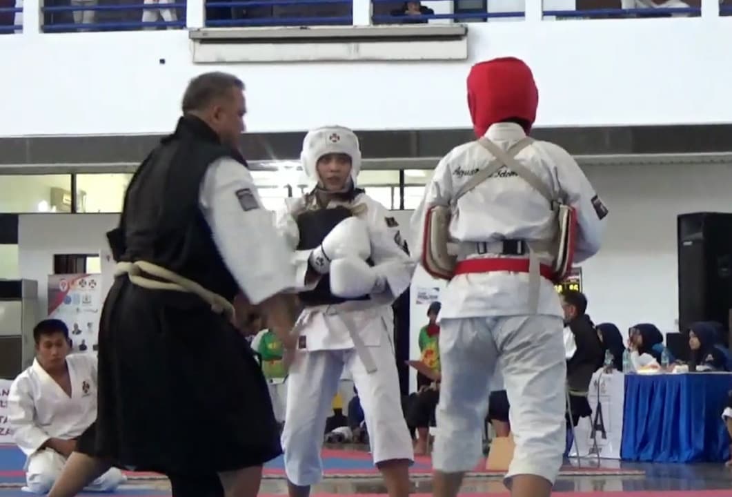 Kenshi Bali menang mudah lawan Kaltara di Randori Putri 60 Kg