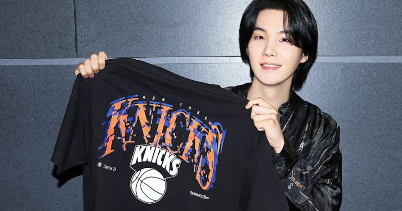 Suga BTS dan Mitchell & Ness Hadirkan Koleksi Fashion Eksklusif NBA