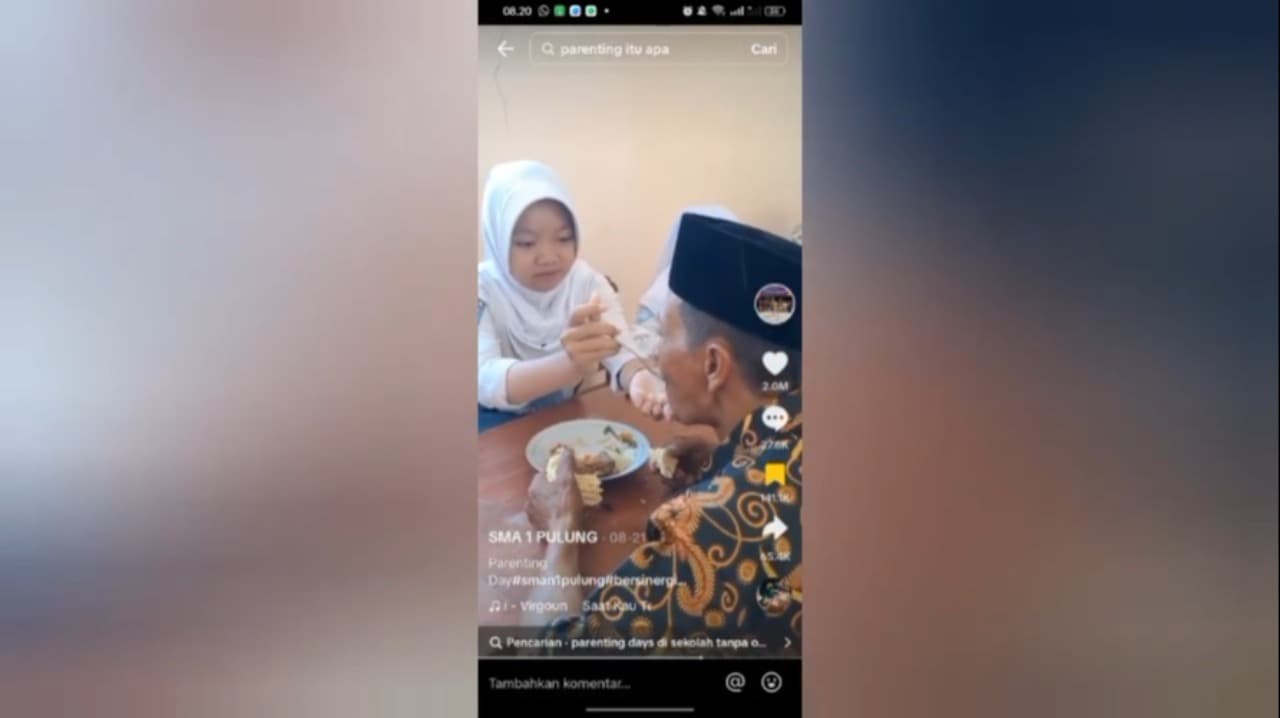 Viral di Medsos, Video Parenting Day SMA di Ponorogo Ditonton 22 Juta Warganet