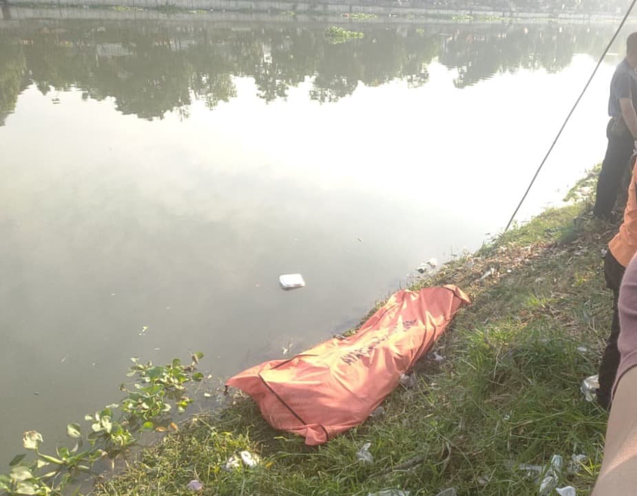 Jenazah Gilang, Kekasih Rosi Ditemukan Tewas Mengapung di Sungai Joyoboyo