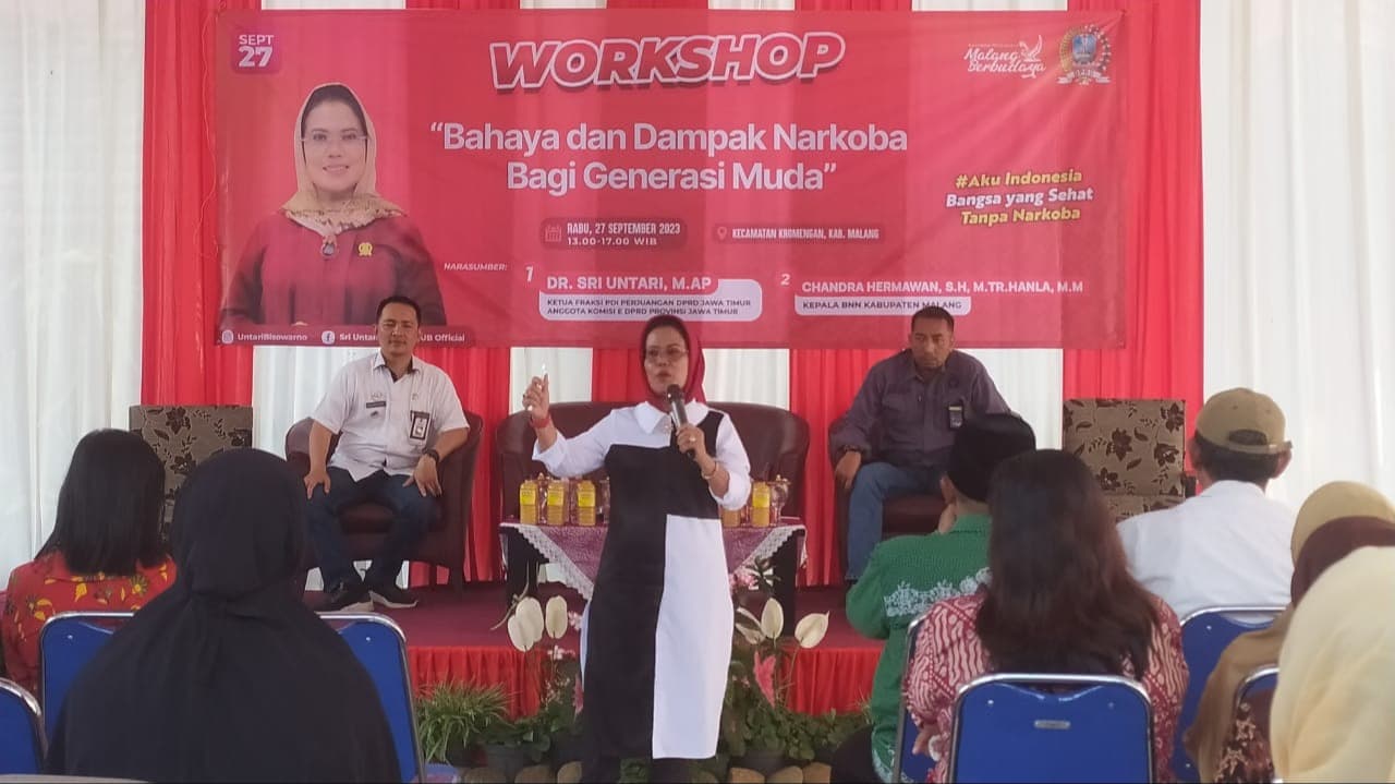 Gandeng BNN, Sri Untari Ajak Masyarakat Perangi Narkotika