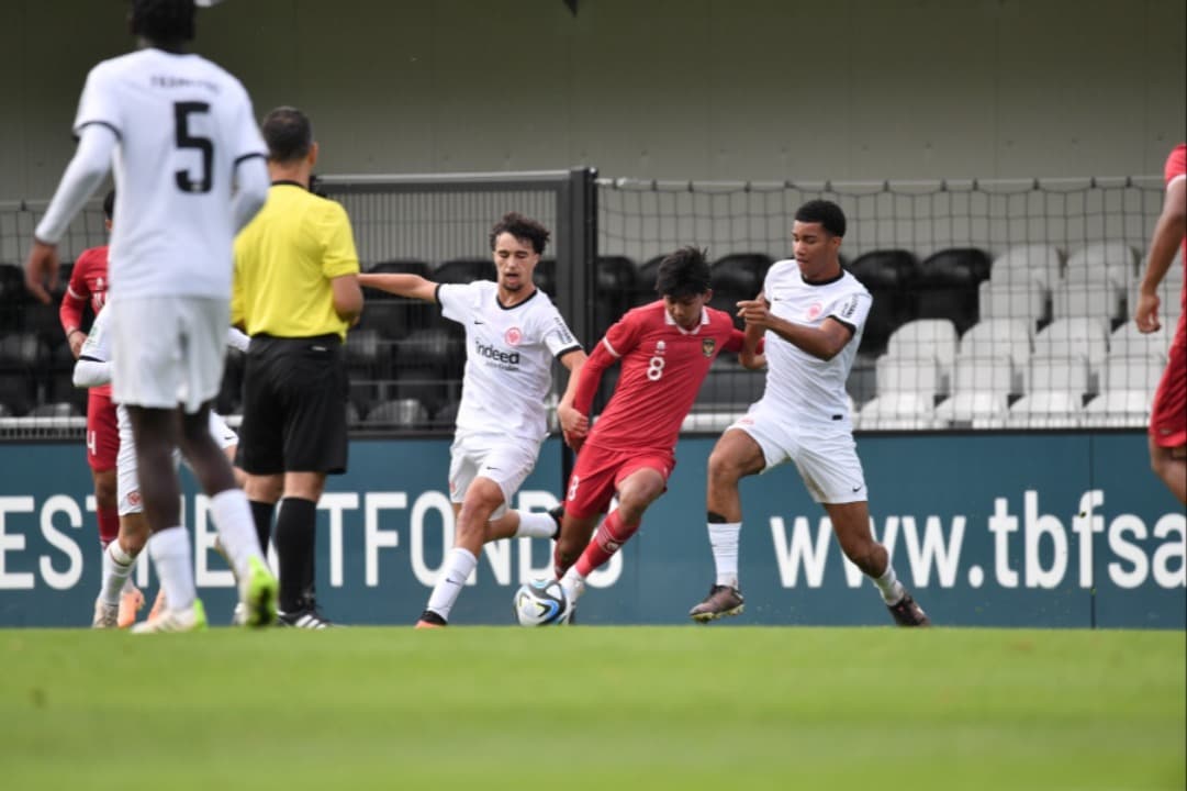 Termasuk vs Eintracht Frankfurt, Ini Hasil Uji Coba Timnas Indonesia U-17 di Jerman