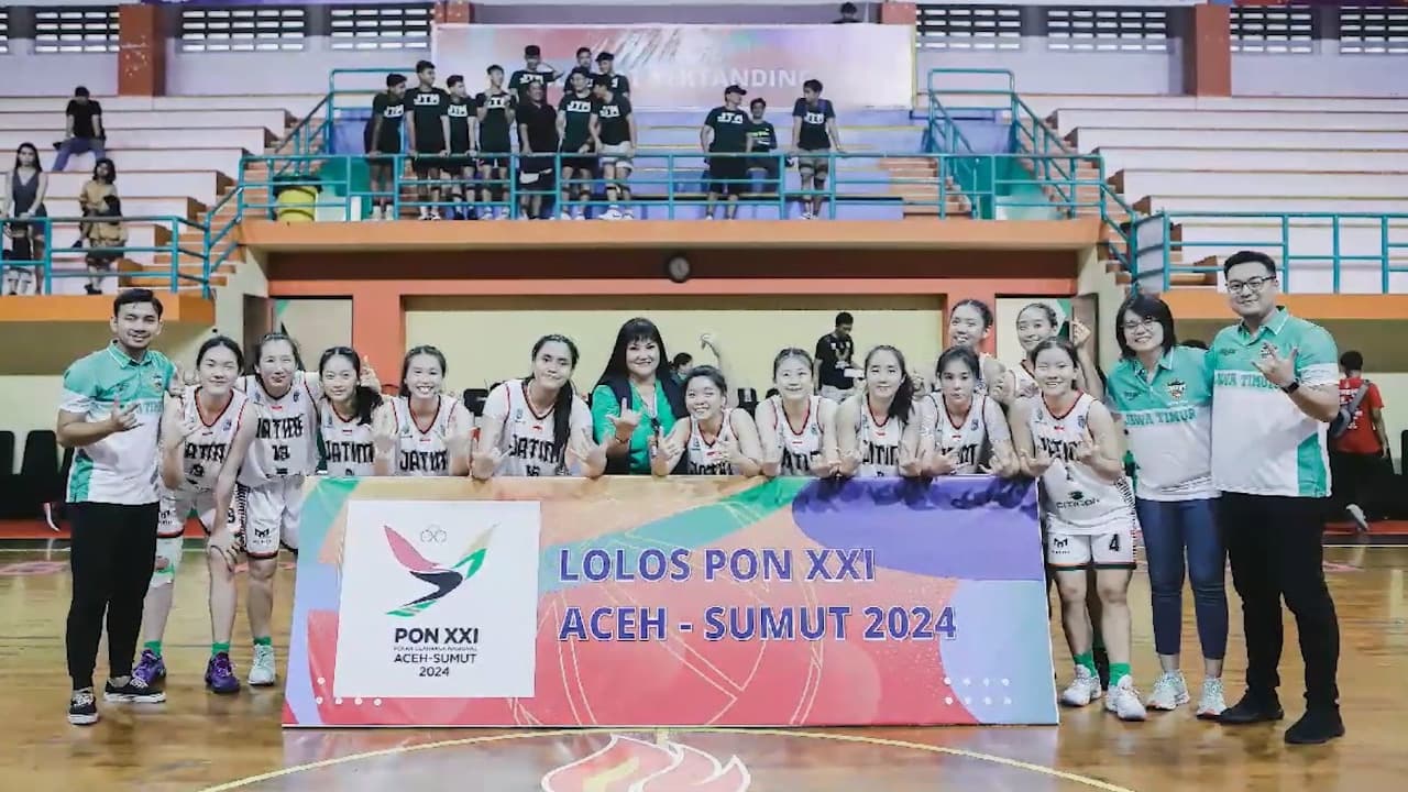 Tim Basket Putra-Putri Jatim Lolos Ke PON XXI/2024