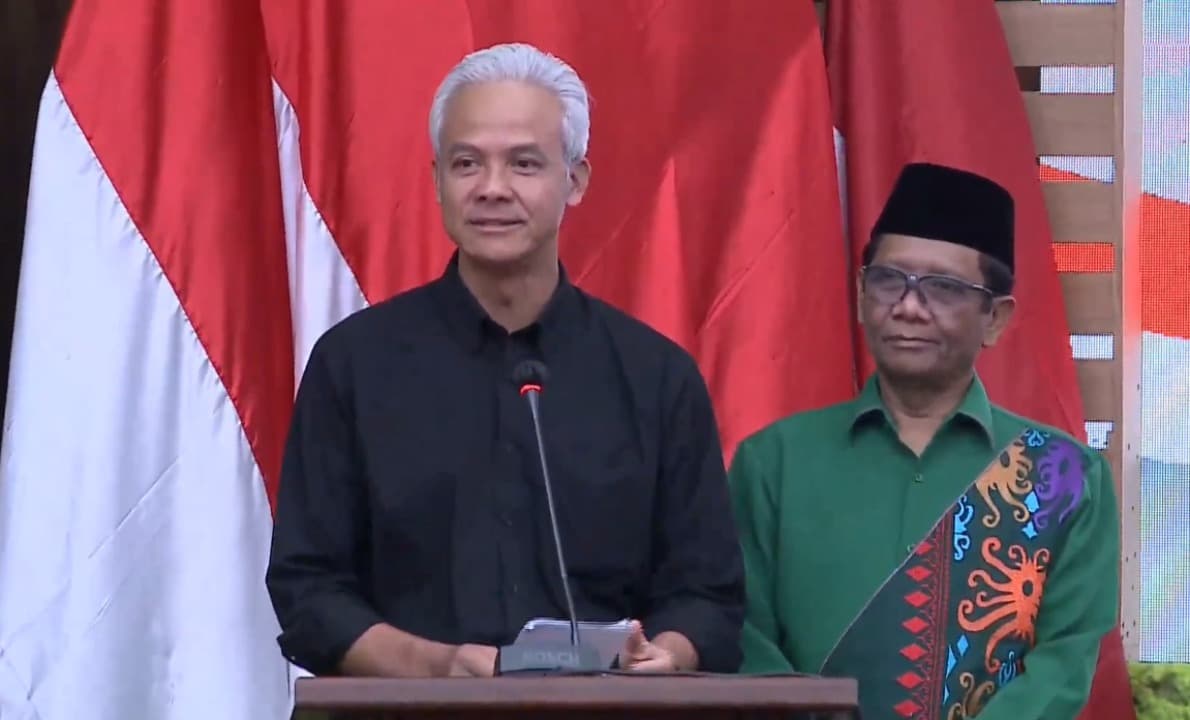 Menkopolhukam Mahfud MD Resmi Jadi Cawapres Ganjar Pranowo di Pilpres 2024