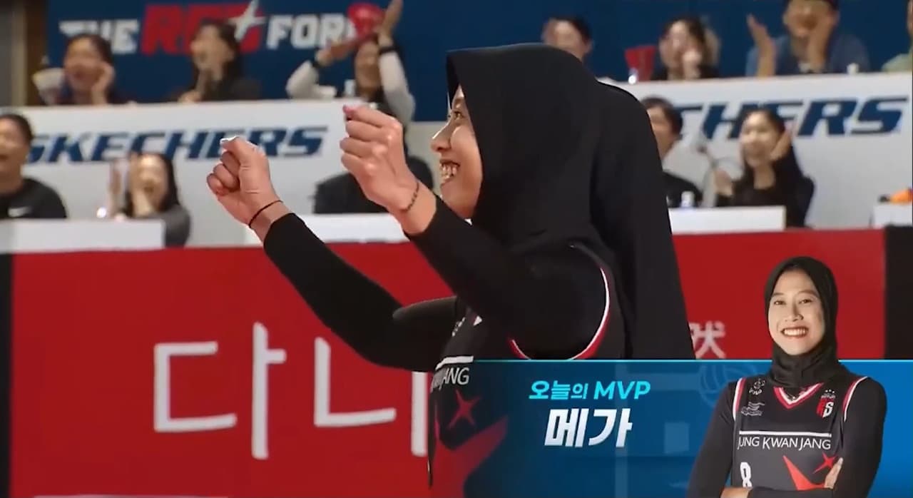 Megawati Raih MVP Dalam Debut Perdana Di Korea V League