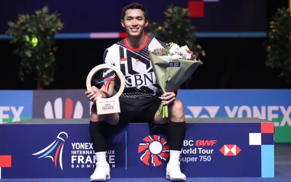 Juara French Open 2023, Presiden Jokowi Beri Selamat kepada Jonatan Christie