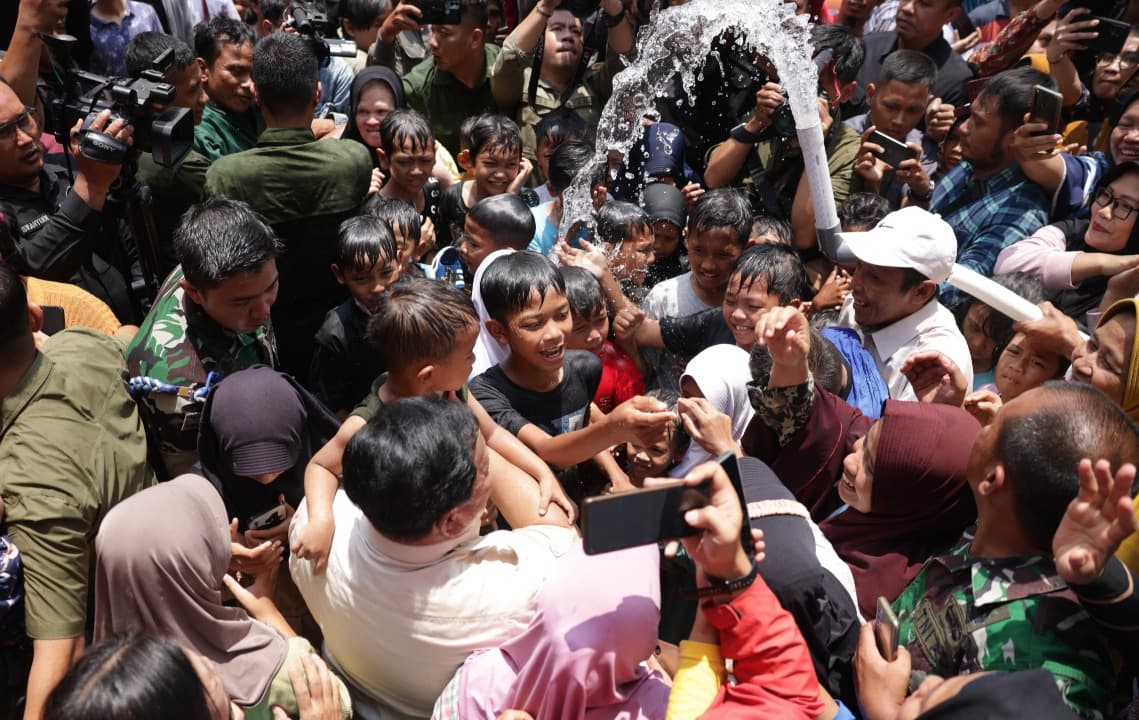 Prabowo Resmikan 16 Titik Air Bersih, Kepala Desa: Solusi Nyata Atasi Kekeringan