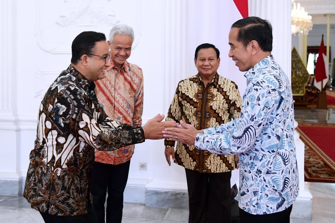 Ini yang Dibahas Presiden Jokowi dengan Bakal Capres Saat Makan Siang di Istana Merdeka