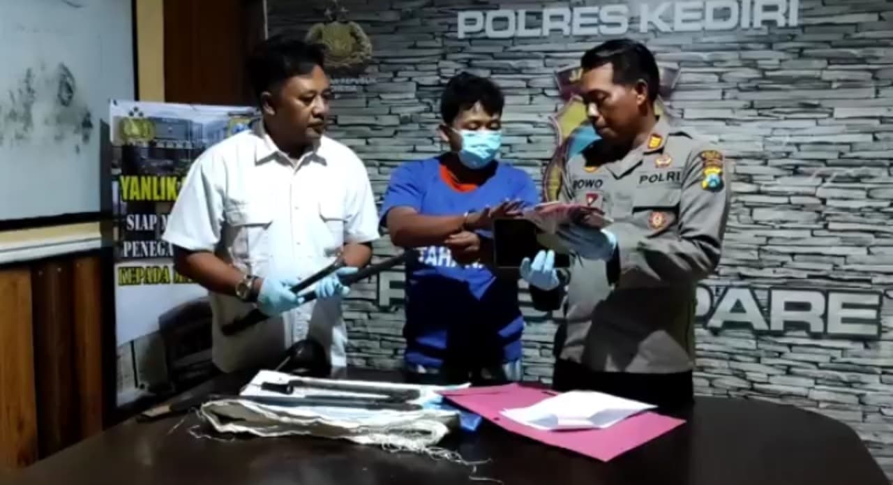 Ditagih Uang Kos, Pria Asal Jombang Nekat Bobol Kafe di Kediri