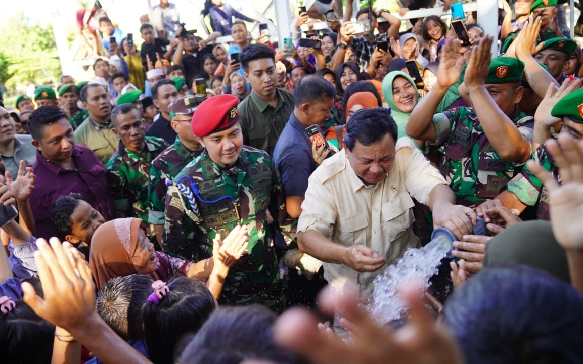 Kekeringan di Sumbawa, Prabowo Beri bantuan Sumur Bor dan Pipanisasi