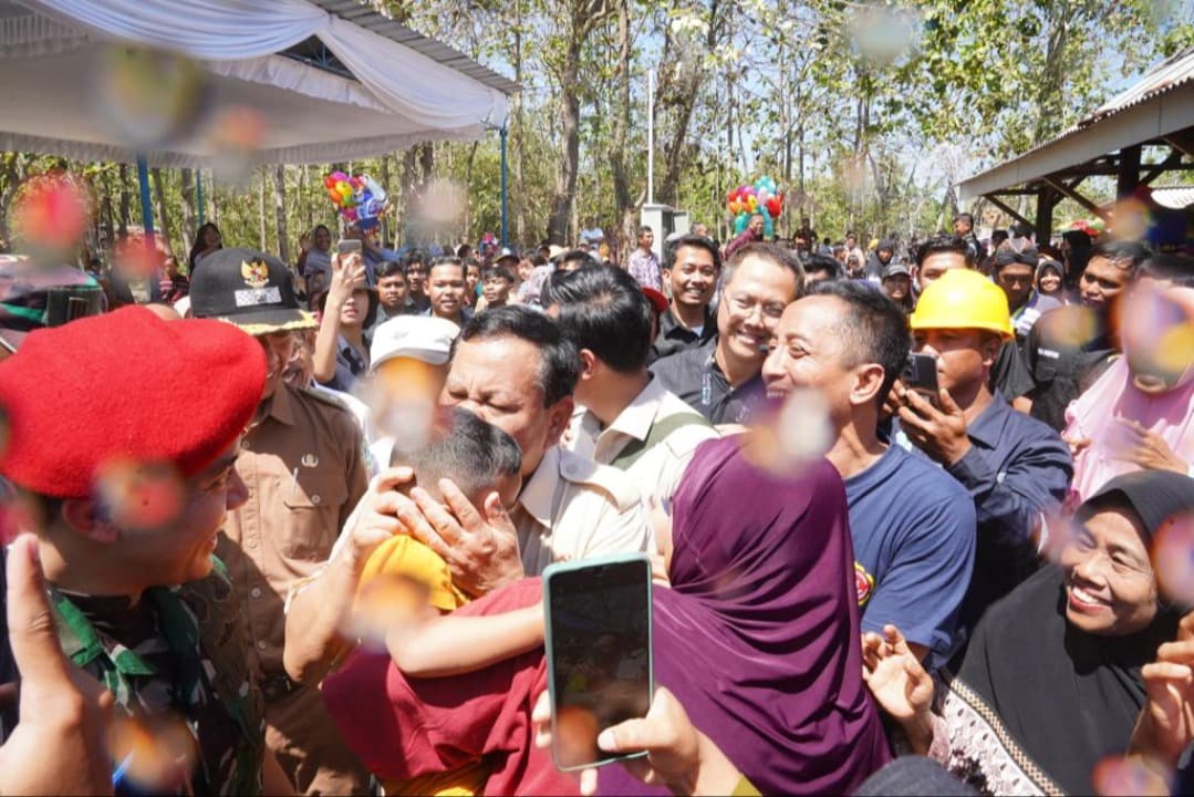 Teraliri Air Bersih, Warga Gunung Kidul: Indonesia Semakin Maju Bersama Prabowo