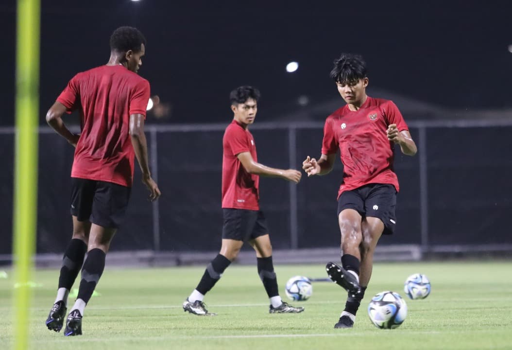 Siap Tempur di Piala Dunia U-17, Pemain Timnas Indonesia U-17 Puas dengan Lapangan Latihan