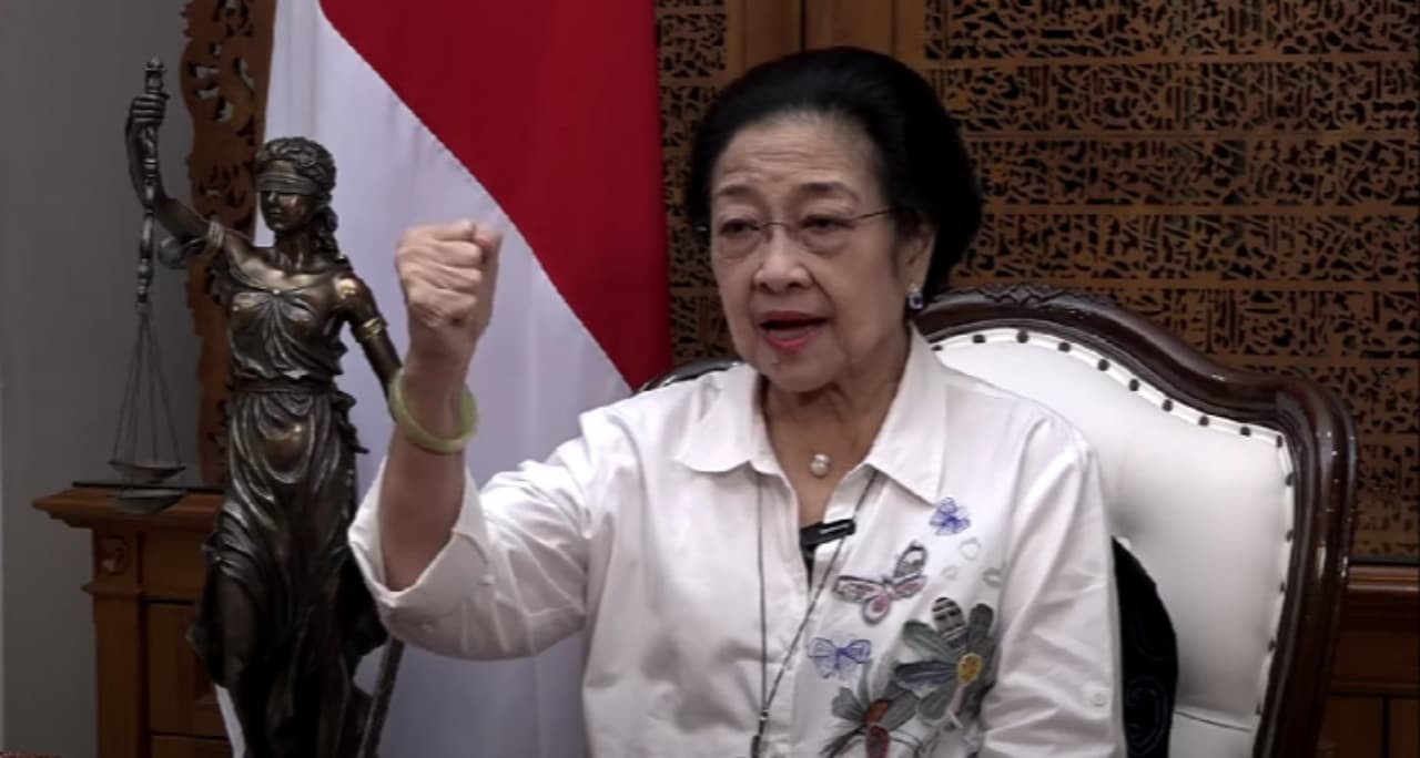 Pidato di Dekat Patung Dewi Keadilan, Megawati: Manipulasi Hukum Kembali Terjadi