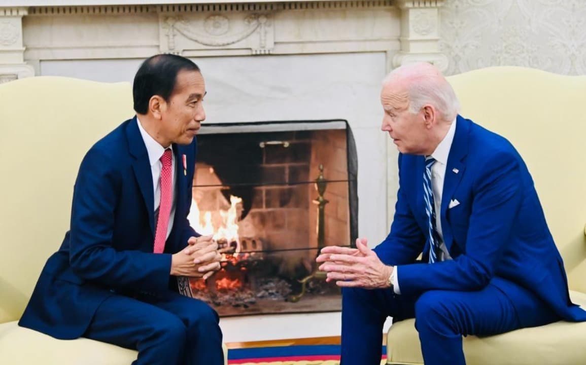 Jokowi Ajak Presiden Amerika Serikat Hentikan Kekejaman di Jalur Gaza