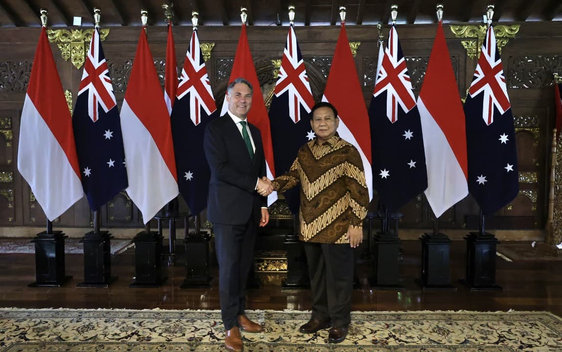 Prabowo Sambut Hangat Menhan Australia di Hambalang, Perkuat Kemitraan Pertahanan