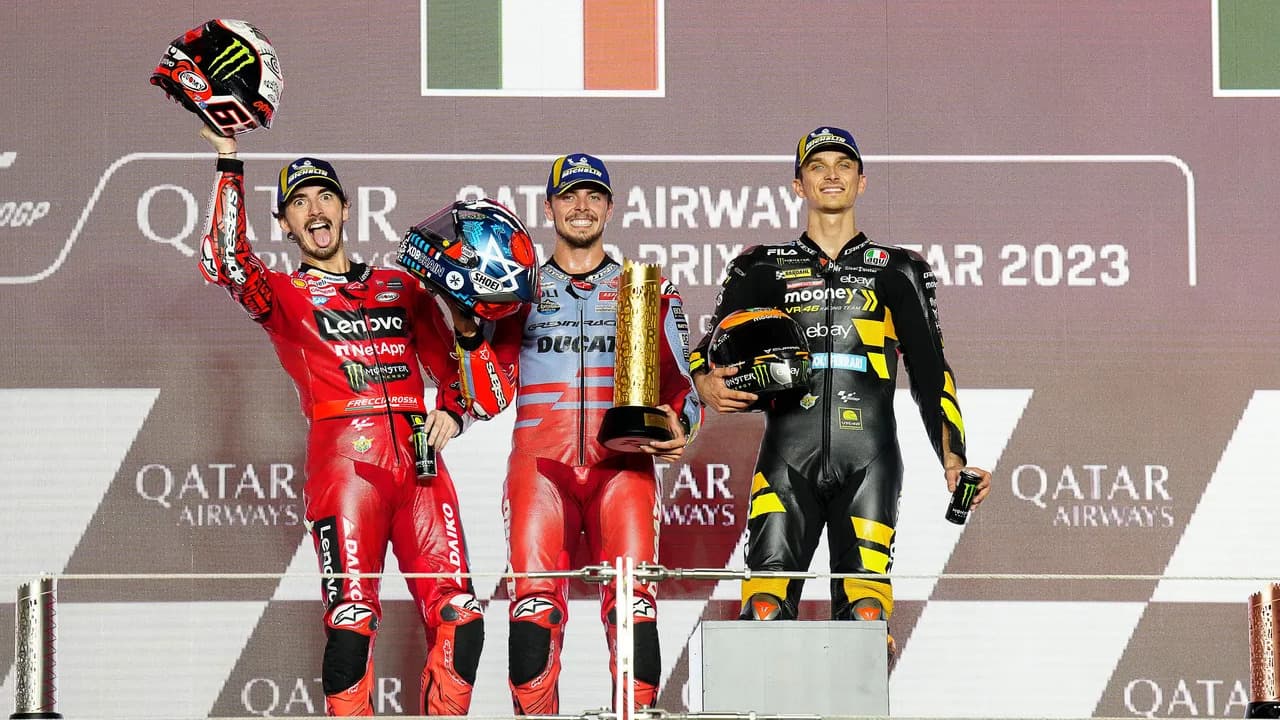 Trio Pembalap Italia Kuasai GP Qatar