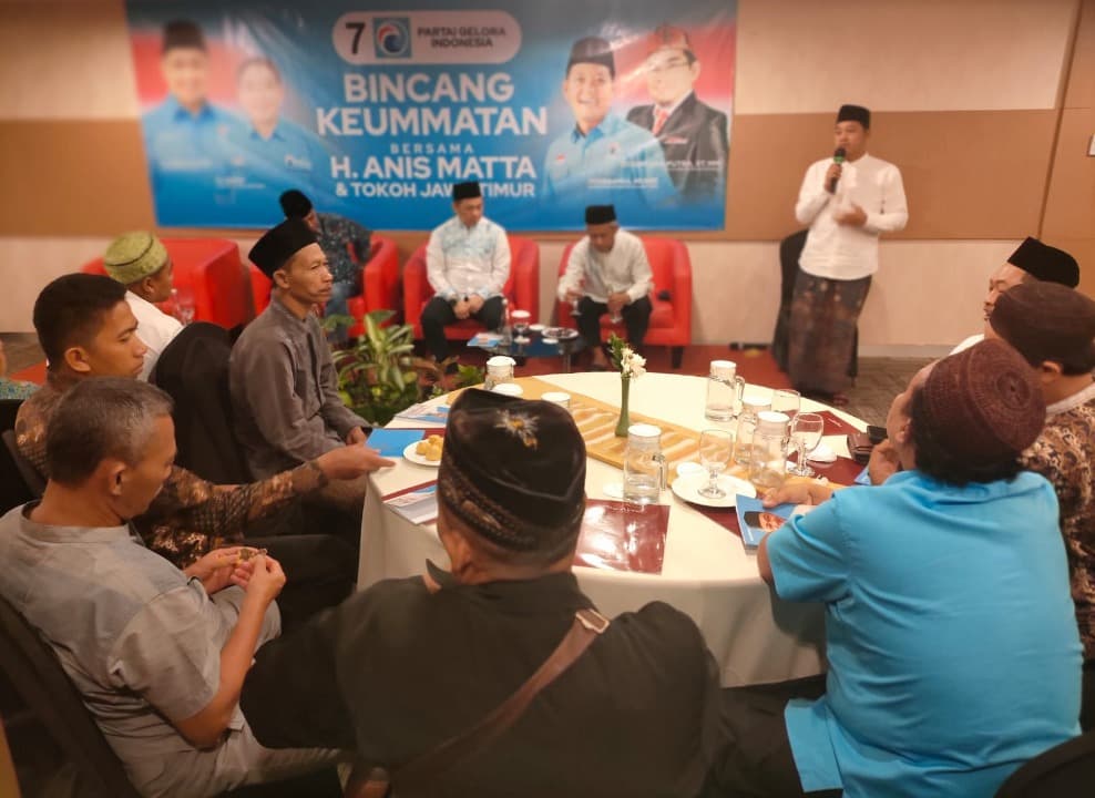 Bincang Keumatan, Anis Matta Berharap Warga Jatim Dukung Gelora dan Prabowo-Gibran