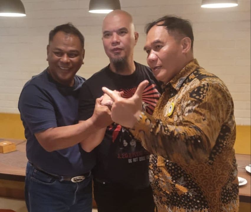 Caleg DPR RI, Rahmat Muhajirin, Ahmad Dhani dan BHS Bertekad Menangkan Prabowo-Gibran