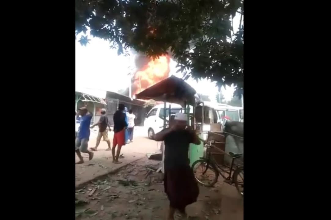 Tiga Benda Serupa Rudal Diduga Digergaji, Meledak