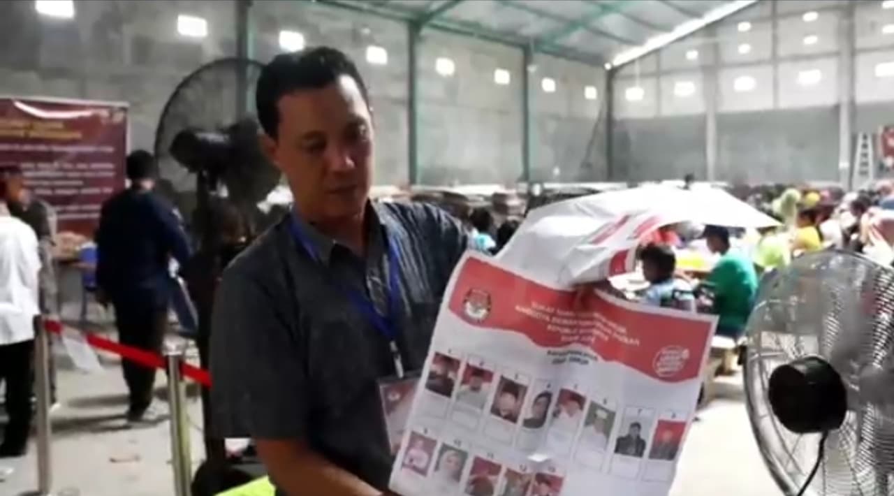 KPU Kota Kediri Temukan Puluhan Surat Suara Rusak