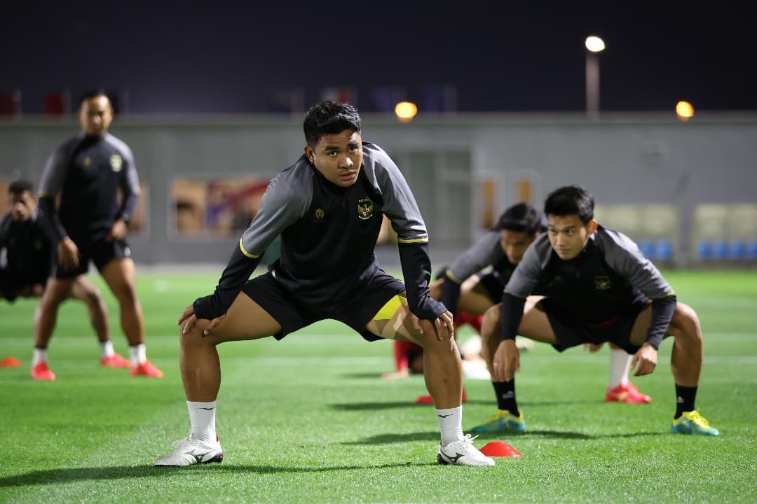 Jelang Hadapi Iran, Timnas Indonesia Langsung Berlatih di Qatar