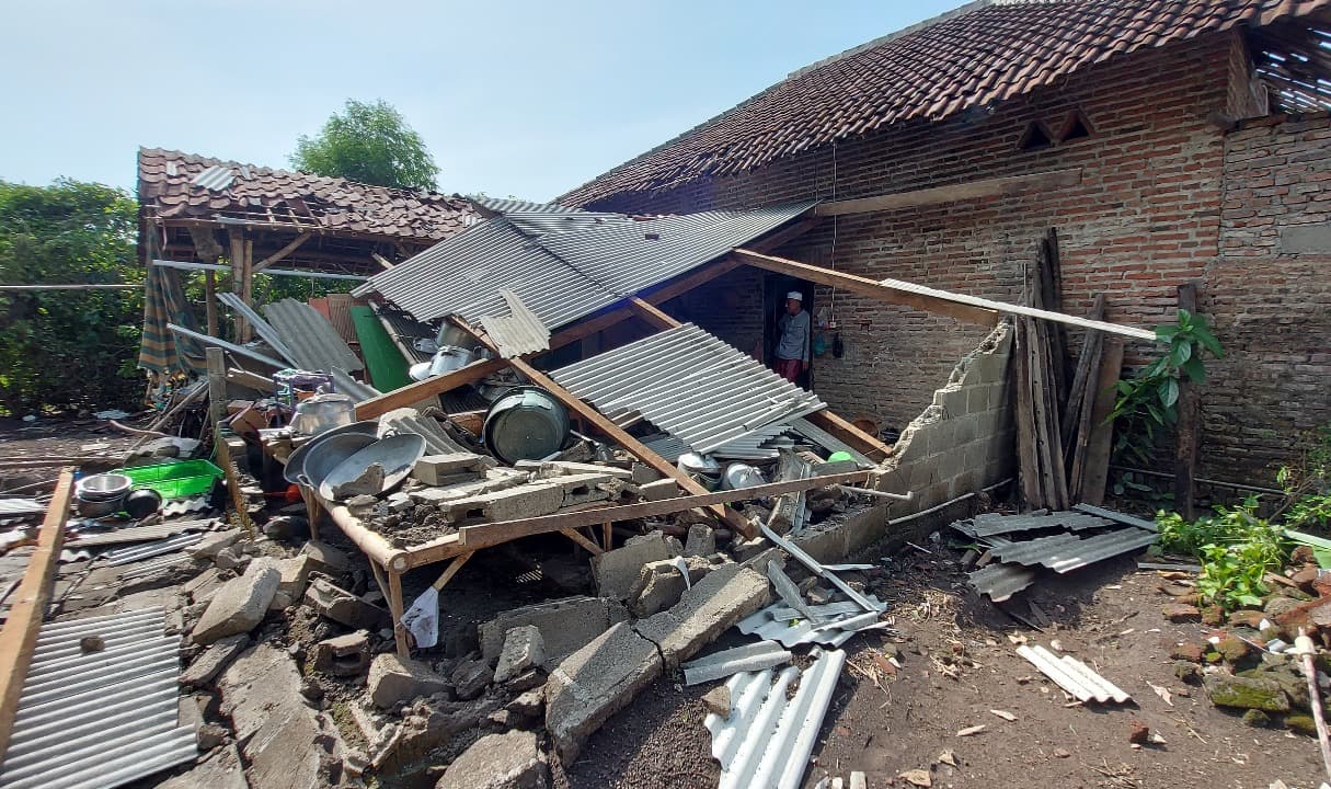 Puting Beliung Terjang Pasuruan, 12 Rumah Warga Rusak