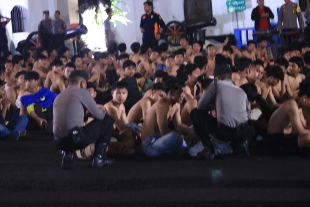 Polrestabes Amankan 130 Oknum Pesilat yang Hendak Konvoi di Surabaya