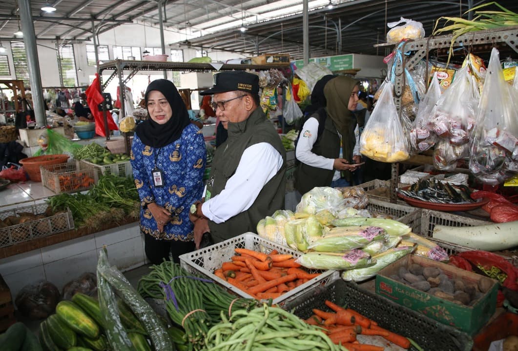 Pasar Nambangan Surabaya Jadi Pilot Project Pasar Pangan Segar Aman