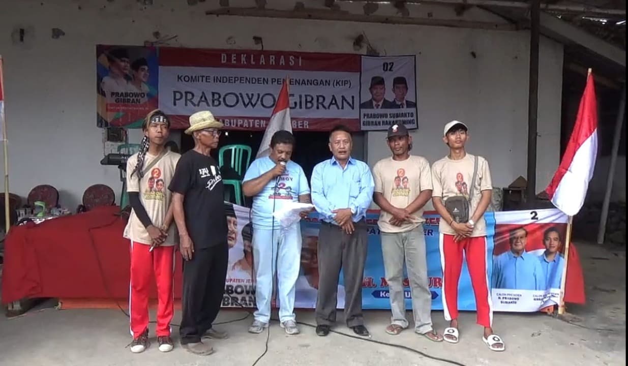 Persatuan Pedagang Tembakau Jember Deklarasi Dukung Prabowo-Gibran