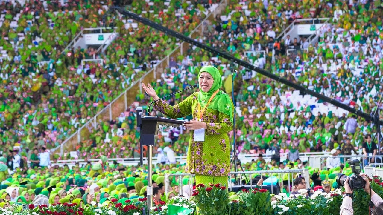 Harlah Muslimat NU ke-78, Khofifah: Kaum Ibu Jadi Pilar Penting Capai Ketahanan Nasional