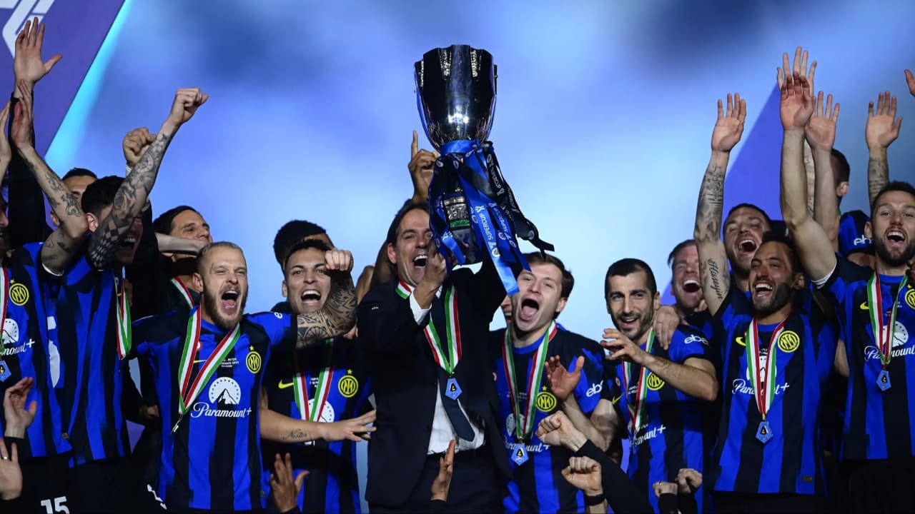 Tekuk Napoli, Inter Milan Raih Trofi Piala Super Italia