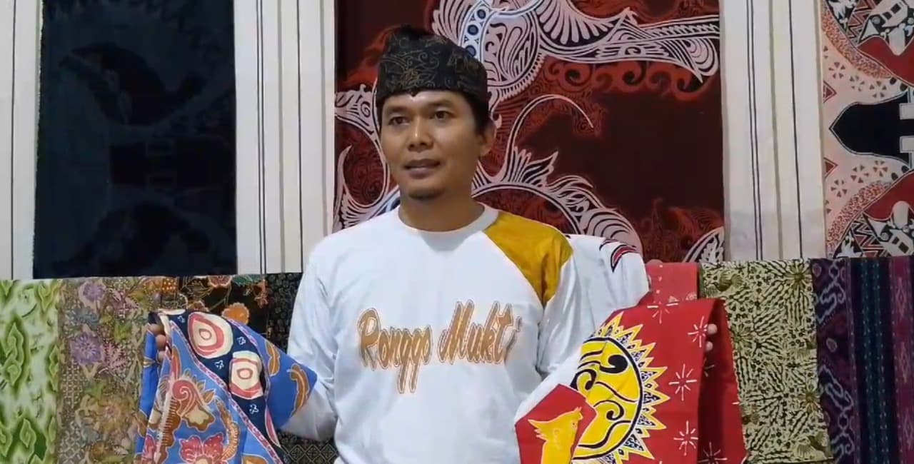 Jelang Coblosan,  Pesanan Batik Motif Parpol di Probolinggo Laris Manis