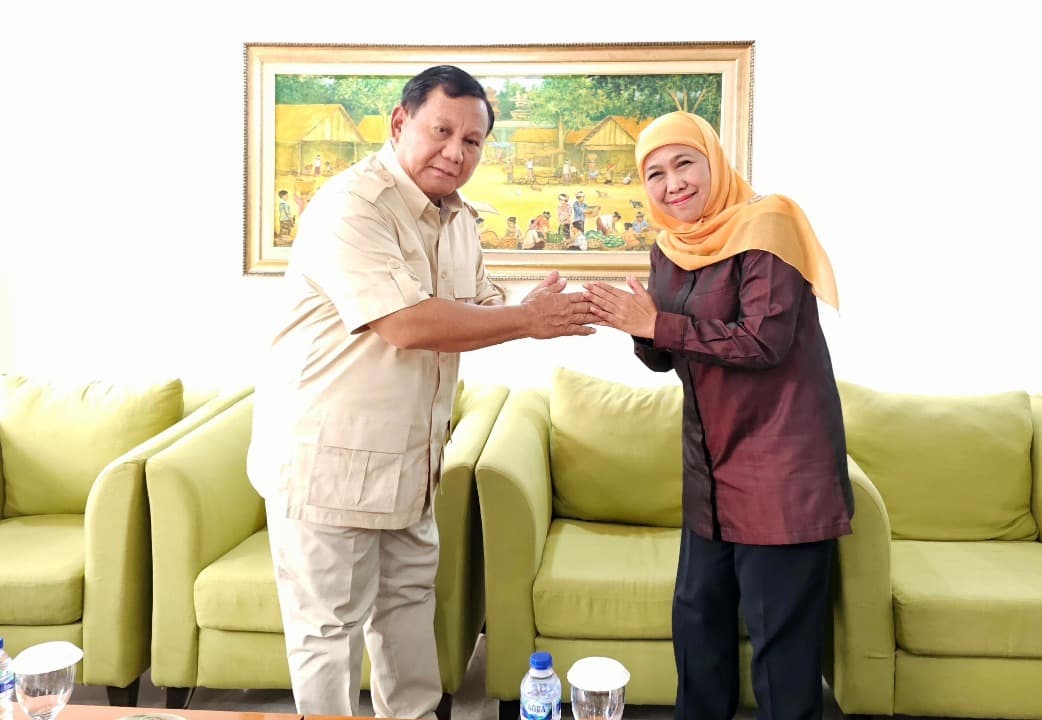 Menang Versi Quick Count, Khofifah ucapkan Selamat kepada Prabowo Subianto