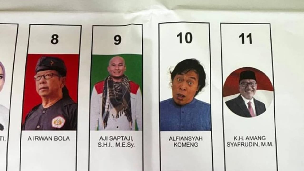 Kampanye Pas-pasan, Komeng Rajai Pemilihan DPD Dapil Jawa Barat