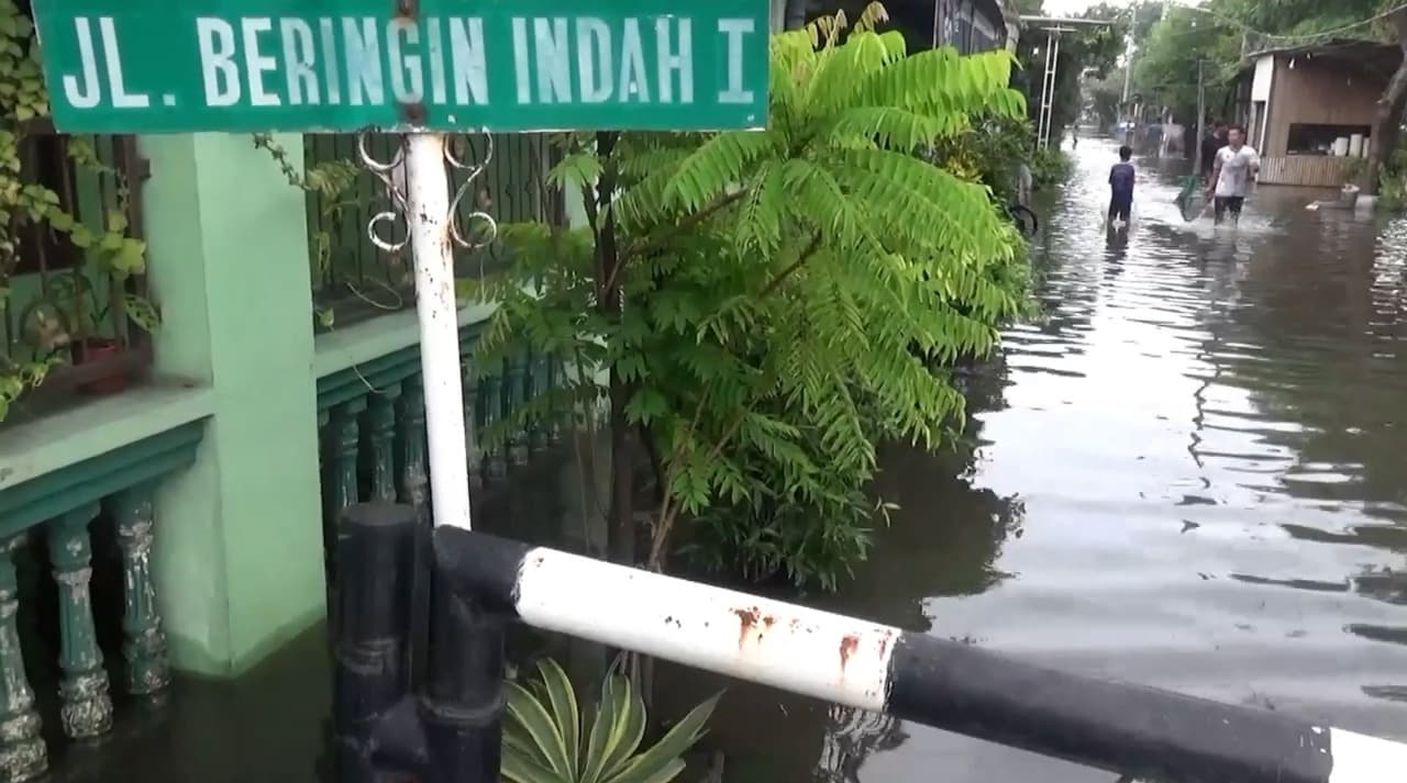 Sistem Drainase Buruk, Perumahan Beringin Indah Sidoarjo Terendam Banjir