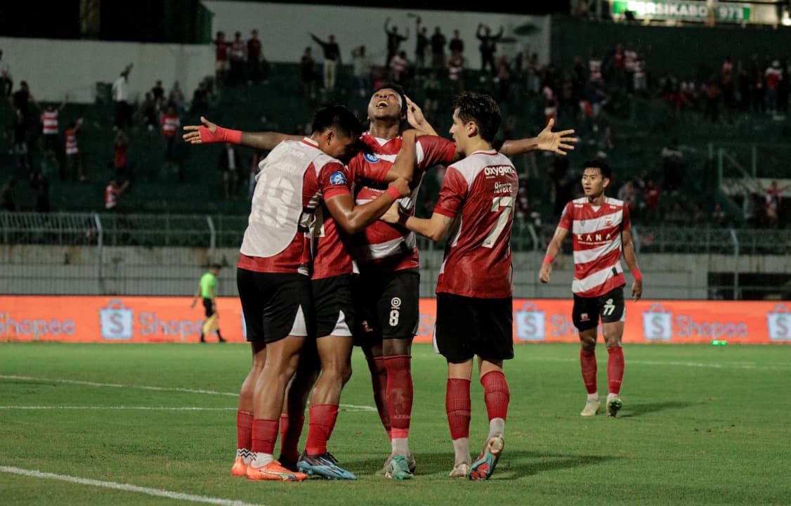 Comeback, Madura United Taklukkan Persikabo 1973