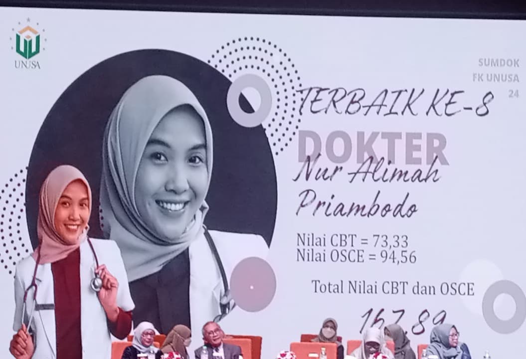 Atlet Ski Air Nasional Disumpah dan Dilantik Jadi Dokter di Kampus Unusa