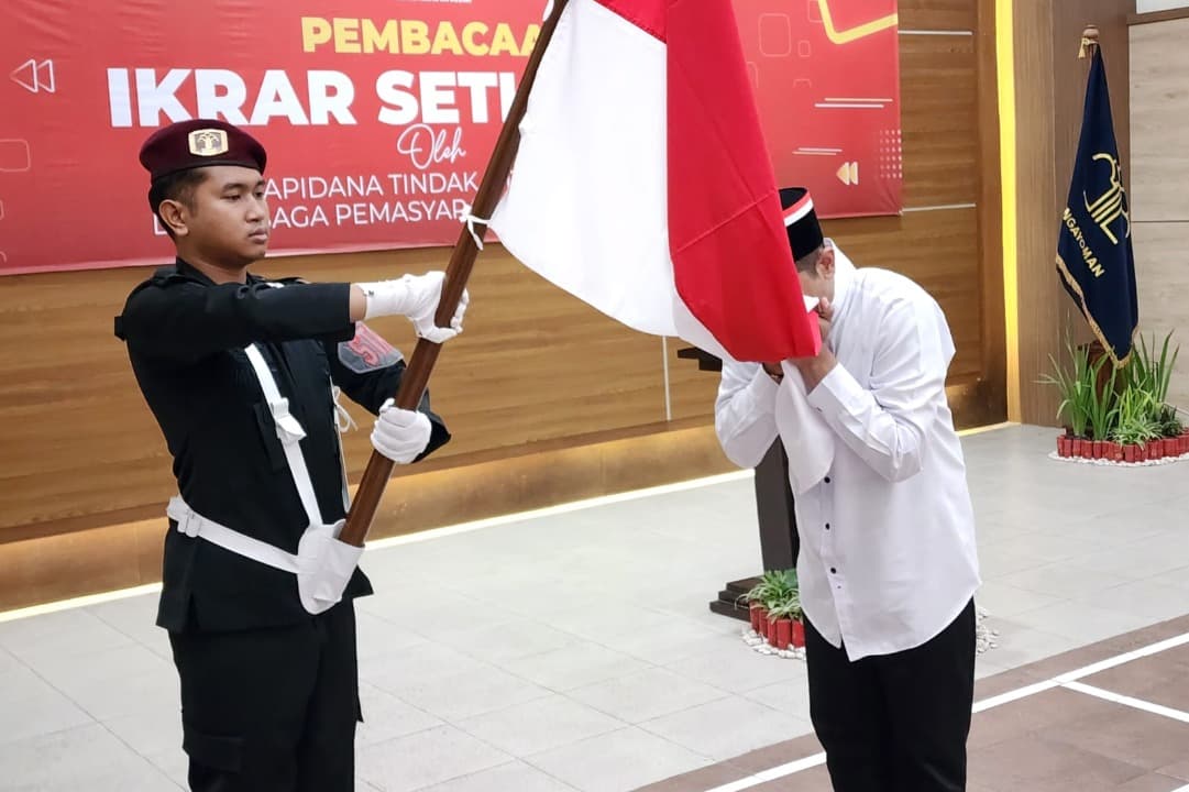 3 Napi Teroris di Lapas Kediri Ikrar Setia Kepada NKRI