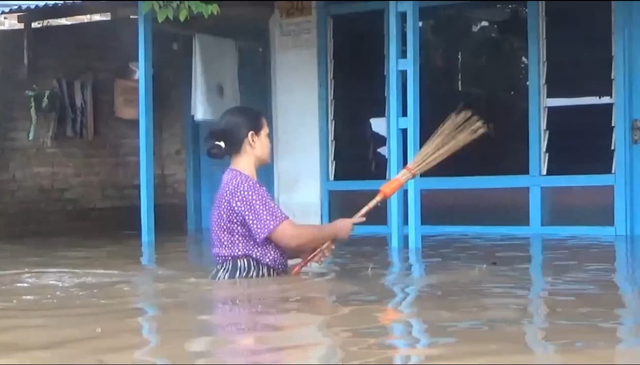 Sungai Meluap, 500 KK di Jombang Terendam Banjir