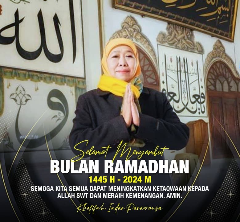 Sambut Bulan Ramadhan, Khofifah Ajak Tingkatkan Kualitas Ibadah dan Kesalehan Sosial