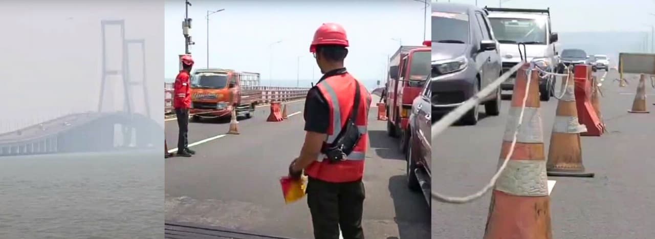 Kasatker PJBH Suramadu : Aman, Tak Ada Keretakan Aspal Pasca Gempa