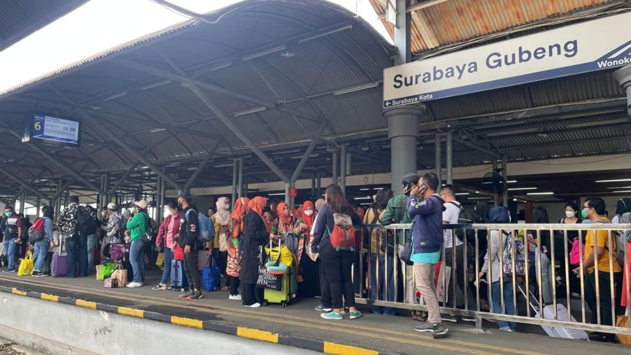Libur Akhir Pekan, Penumpang KA di Daop 8 Surabaya Naik 40 Persen